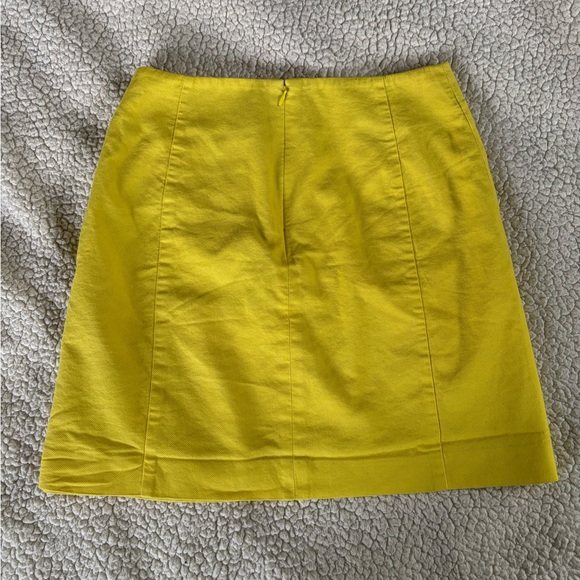 Canary Yellow Loft Pencil Skirt - Picture 3 of 8